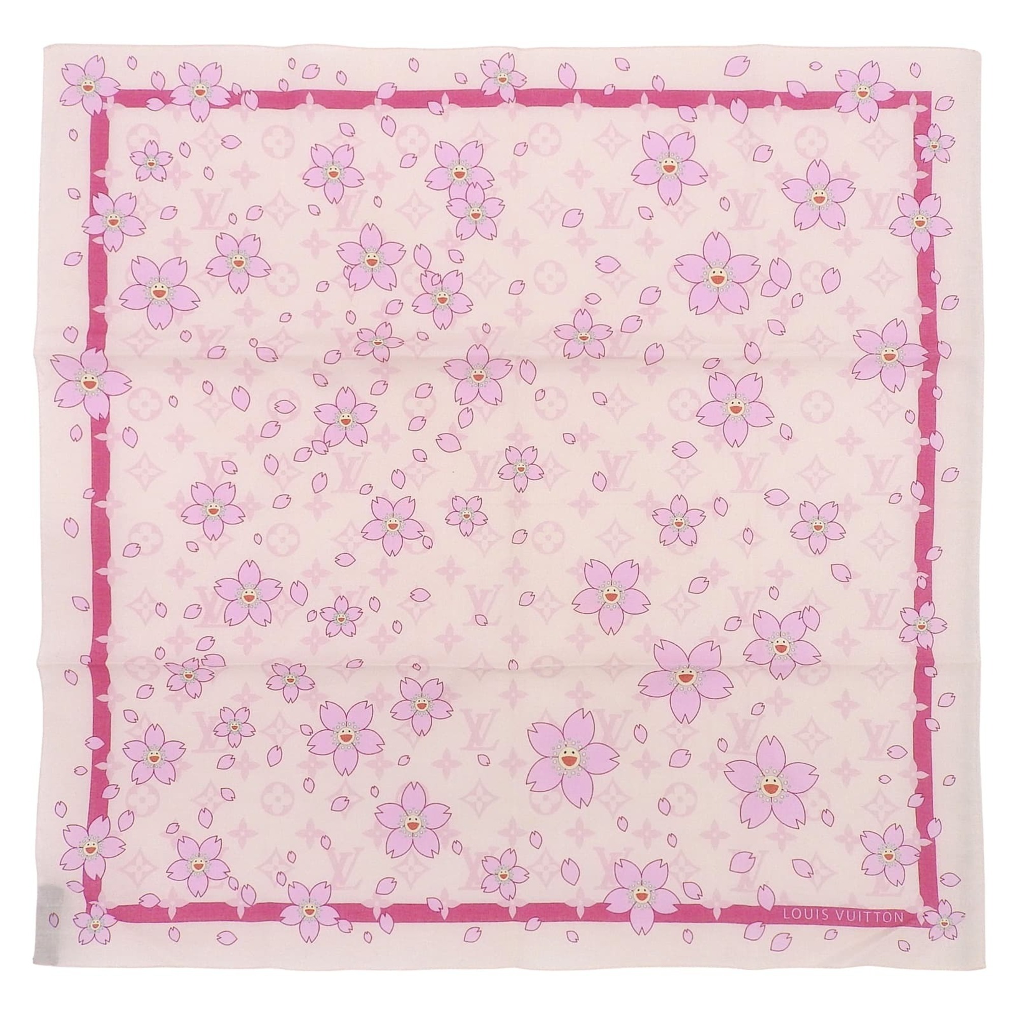 Louis Vuitton Murakami Louis Vuitton Takashi Murakami 100% Cotton Monogram Ch...